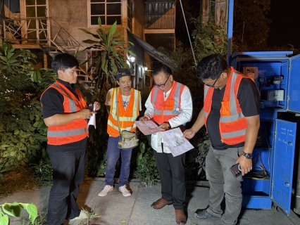 ไฟล์แนบ การประปาส่วนภูมิภาคสาขานครปฐม ลงพื้นที่ทำ STEP TEST ในพื้นที่ ต.บางแขม 