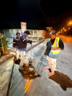 ไฟล์แนบ กปภ.สาขาท่ามะกาลงพื้นที่ ทำ Step Test ค้นหาท่อแตกรั่ว