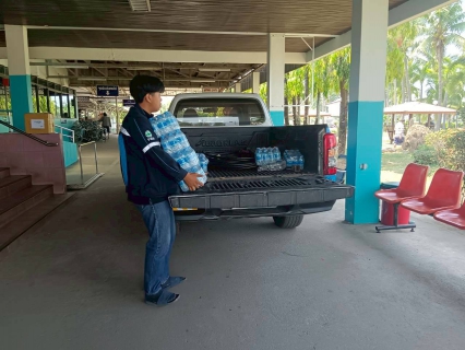 ไฟล์แนบ กปภ.สาขาสวรรคโลก สนับสนุนน้ำดื่มบรรจุขวดเพื่อใช้ในการดำเนินกิจกรรมต่าง ๆ ของโรงพยาบาลสวรรคโลก