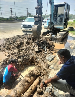 ไฟล์แนบ วันที่ 5 มีนาคม 2569 การประปาส่วนภูมิภาคสาขาฉะเชิงเทรา โดยงานบริการและควบคุมน้ำสูญเสีย ร่วมกับบริษัทประปา ฉะเชิงเทรา จำกัด ดำเนินการเฝ้าระวังและสำรวจท่อแตกรั่วเชิงรุกในพื้นที่จ่ายน้ำอย่างต่อเนื่อง