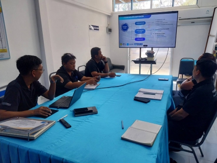 ไฟล์แนบ วันที่ 4 มีนาคม 2568 เวลา 08.30 น. กปภ.สาขาเขาชัยสน นำโดย นายณัฐยุทธ โชโต ผจก.กปภ.สาขาเขาชัยสน พร้อมด้วย หัวหน้างาน และพนักงานในสังกัด ร่วมกิจกรรมสนทนายามเช้า (Morning Talk) ครั้งที่ 6/2569 