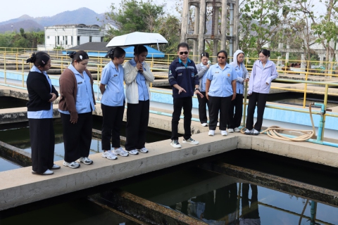 ไฟล์แนบ กปภ.สาขาชลบุรี (พ) ต้อนรับคณะนักศึกษา มหาวิทยาลัยบูรพา ศึกษาดูงานระบบผลิต สถานีผลิตน้ำบางพระ 1