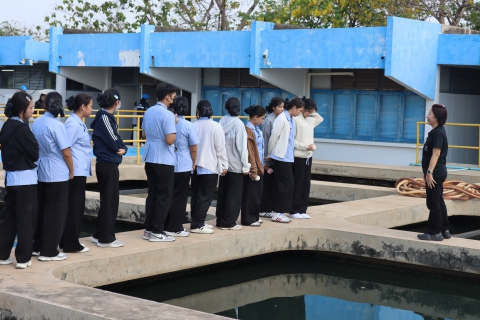 ไฟล์แนบ กปภ.สาขาชลบุรี (พ) ต้อนรับคณะนักศึกษา มหาวิทยาลัยบูรพา ศึกษาดูงานระบบผลิต สถานีผลิตน้ำบางพระ 1