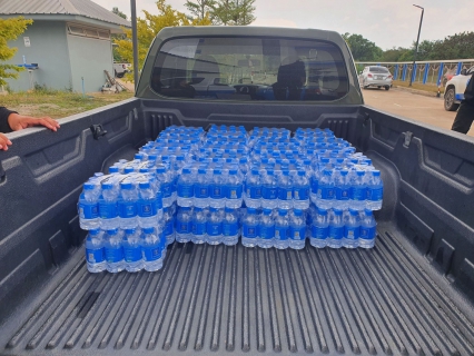 ไฟล์แนบ กปภ.สาขาระยอง สนับสนุนน้ำดื่มบรรจุขวดฯ ให้แก่ สำนักงานสัสดีจังหวัดระยอง