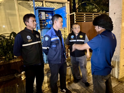 ไฟล์แนบ กปภ.สาขาสมุทรสาคร (พ) ลงพื้นที่ดำเนินการ Step Test ค้นหาท่อแตกท่อรั่ว บริเวณ DMA-31 อู่ปรีชา