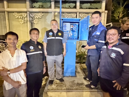 ไฟล์แนบ กปภ.สาขาสมุทรสาคร (พ) ลงพื้นที่ดำเนินการ Step Test ค้นหาท่อแตกท่อรั่ว บริเวณ DMA-31 อู่ปรีชา