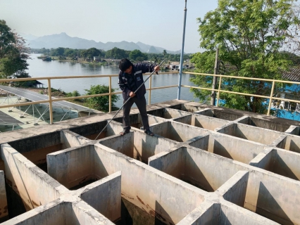 ไฟล์แนบ กปภ.สาขากาญจนบุรี ทำกิจกรรมล้างถังตกตะกอน โรงกรองน้ำขนาด 600 ลบ.ม./ชม. สถานีผลิตน้ำแม่ข่ายกาญจนบุรี