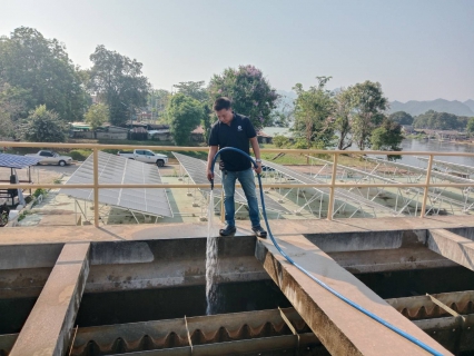 ไฟล์แนบ กปภ.สาขากาญจนบุรี ทำกิจกรรมล้างถังตกตะกอน โรงกรองน้ำขนาด 600 ลบ.ม./ชม. สถานีผลิตน้ำแม่ข่ายกาญจนบุรี