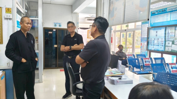 ไฟล์แนบ การประปาส่วนภูมิภาคสาขาพนมสารคาม ให้การต้อนรับ  นายสุรวัฒน์ พลมณี ผอ.กปภ. เขต 1    ในการลงพื้นที่ตรวจเยี่ยม ณ สำนักงานการประปาส่วนภูมิภาคสาขาพนมสารคามและให้กำลังใจพนักงาน