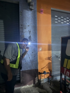 ไฟล์แนบ กปภ.สาขาหลังสวน ออกสำรวจหาท่อแตก-ท่อรั่ว และดำเนินการปรับPRV เพื่อลดน้ำสูญเสียของหน่วยบริการแม่ข่ายหลังสวน ในพื้นที่ MM-01-แม่ข่ายกปภ.สาขาหลังสวน ต.ขันเงิน อ.หลังสวน จ.ชุมพร