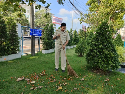 ไฟล์แนบ กปภ.สาขาสมุทรสาคร (พ) จัดกิจกรรมเคารพธงชาติ สวดมนต์ และทำความสะอาดพื้นที่สำนักงาน