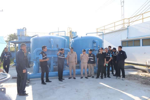 ไฟล์แนบ ผู้ว่าราชการจังหวัดประจวบคีรีขันธ์ ลงพื้นที่เพื่อติดตามการปรับแผนการผลิตน้ำประปา เพื่อให้เพียงพอต่อความต้องการของประชาชนในช่วงฤดูแล้ง ที่สถานีผลิตน้ำบ่อนอก การประปาส่วนภูมิภาคสาขาประจวบคีรีขันธ์