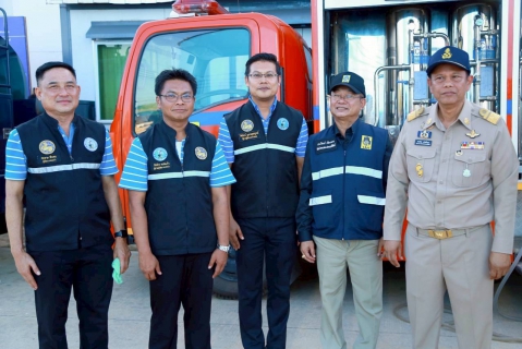 ไฟล์แนบ กปภ.สาขาปราณบุรี เข้าร่วมต้อนรับ ผู้ว่าราชการจังหวัดประจวบคีรีขันธ์ ลงพื้นที่เพื่อติดตามการปรับแผนการผลิตน้ำประปา เพื่อให้เพียงพอต่อความต้องการของประชาชนในช่วงฤดูแล้ง ณ สถานีผลิตน้ำบ่อนอก  การประปาส่วนภูมิภาคสาขาประจวบคีรีขันธ์