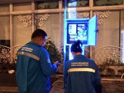 ไฟล์แนบ กปภ.สาขาสมุทรสาคร (พ) ลงพื้นที่ตรวจสอบระบบจำหน่ายน้ำ ยกระดับการลดน้ำสูญเสียในพื้นที่ DMA-31 อู่ปรีชา