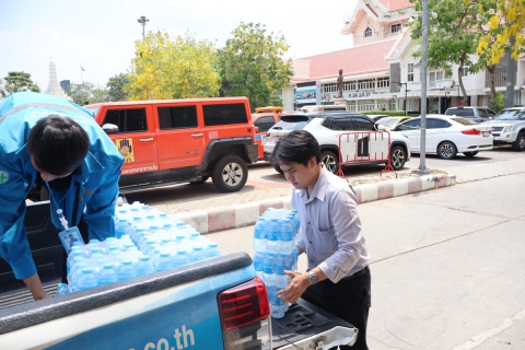 ไฟล์แนบ กปภ.สาขาปทุมธานี(พ) ร่วมสนับสนุนน้ำดื่มจำนวน 20 แพ็ค  ในกิจกรรมโครงการ "สานใจไทย สู่ใจใต้" รุ่นที่ 46  ในวันที่ 31 มีนาคม 2569