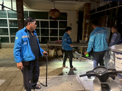 ไฟล์แนบ กปภ.สาขาปากพนัง ลงพื้นที่เดินสำรวจหาท่อแตก/ท่อรั่ว จากการทำ step test  ตามแผนลดน้ำสูญเสีย บริเวณพื้นที่ ถนนพานิชสัมพันธ์  ตำบลปากพนัง อำเภอปากพนัง จังหวัดนครศรีธรรมราช