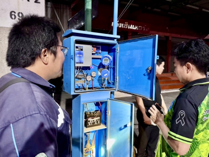 ไฟล์แนบ กปภ.สาขาสมุทรสาคร (พ) ลงพื้นที่ตรวจสอบระบบจำหน่ายน้ำ ยกระดับการลดน้ำสูญเสียในพื้นที่ DMA-21-มบ.พฤกษา 133 (คลองสี่วา)