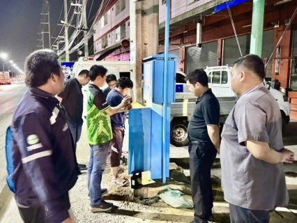 ไฟล์แนบ กปภ.สาขาสมุทรสาคร (พ) ลงพื้นที่ตรวจสอบระบบจำหน่ายน้ำ ยกระดับการลดน้ำสูญเสียในพื้นที่ DMA-21-มบ.พฤกษา 133 (คลองสี่วา)