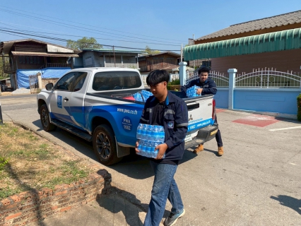 ไฟล์แนบ กปภ.สาขาสวรรคโลก สนับสนุนน้ำดื่มบรรจุขวดในกิจกรรม "ณรงค์ป้องกันและลดอุบัติเหตุทางถนนช่วงเทศกาลสงกรานต์ พ.ศ.2569" 