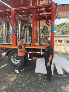 ไฟล์แนบ 💧กปภ.สาขาพิจิตร เข้าตรวจคุณภาพน้ำรถกรองน้ำผลิตน้ำดื่ม ของ สำนักงานป้องกันและบรรเทาสาธารภัยจังหวัดพิจิตร  