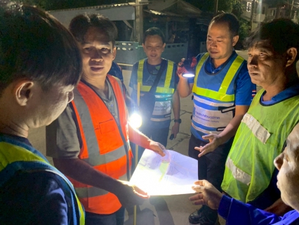 ไฟล์แนบ การประปาส่วนภูมิภาคสาขาหนองแค ผนึกกำลัง การประปาส่วนภูมิภาคเขต 2  ลงพื้นที่สำรวจหาท่อแตกรั่ว โดยวิธีการเดินสำรวจ(Active Leakage Control) 