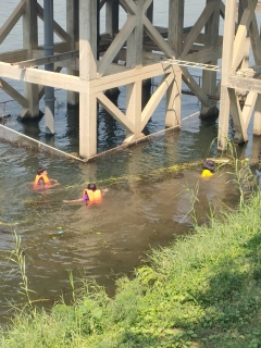 ไฟล์แนบ กปภ.สาขากาญจนบุรี จัดกิจกรรมพัฒนาแหล่งน้ำ กำจัดวัชพืช เก็บขยะ สิ่งปฏิกูล เพื่อรักษาแหล่งน้ำ แม่น้ำแควใหญ่ บริเวณสถานีสูบน้ำแรงต่ำสำนักงาน