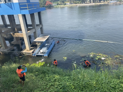 ไฟล์แนบ กปภ.สาขากาญจนบุรี จัดกิจกรรมพัฒนาแหล่งน้ำ กำจัดวัชพืช เก็บขยะ สิ่งปฏิกูล เพื่อรักษาแหล่งน้ำ แม่น้ำแควใหญ่ บริเวณสถานีสูบน้ำแรงต่ำสำนักงาน