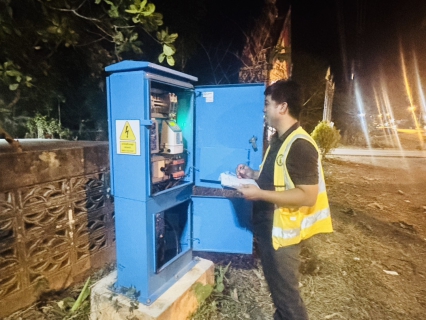 ไฟล์แนบ การประปาส่วนภูมิภาคสาขาอ่าวลึก ลงพื้นที่ทำ Step Test หาท่อแตก-รั่ว บริเวณ DM-04-01-วัดบางเหียน- จ่ายน้ำไปชุมชนหน้าสวน