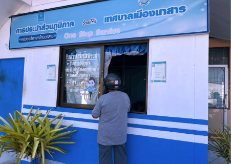 ไฟล์แนบ การประปาส่วนภูมิภาคสาขาเวียงสระ ออกพื้นที่ให้บริการลูกค้ารับชำระค่าน้ำประปา ณ เทศบาลเมืองนาสาร ประจำเดือนเมษายน 2569 ครั้งที่ 1