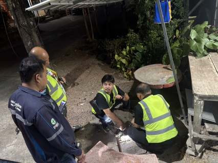 ไฟล์แนบ กปภ.สาขาระนอง ปฏิบัติการค้นหาจุดแตกรั่ว ด้วยการทำ Step Test ลดน้ำสูญเสีย ตามแผนประจำเดือน เมษายน 2569