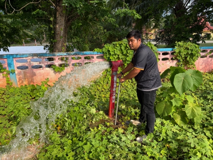 ไฟล์แนบ โบล์วตะกอน ตามแผนระบายตะกอนในเส้นท่อ บริเวณพื้นที่ ตำบลอ่าวลึกใต้ อำเภออ่าวลึก จังหวัดกระบี่