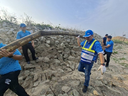 ไฟล์แนบ กปภ.รักษ์สิ่งแวดล้อม" ปรับภูมิทัศน์และกำจัดวัชพืช ณ สถานีสูบน้ำดิบหนองปลาไหล มุ่งเน้นการดูแลแหล่งน้ำอย่างยั่งยืน