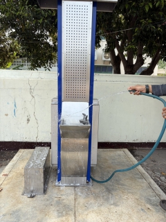 ไฟล์แนบ การประปาส่วนภูมิภาคสาขาเพชรบุรี ตรวจเช็คทำความสะอาดแท่นน้ำดื่มและตู้กดน้ำดื่ม โครงการน้ำประปาดื่มได้