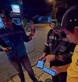 ไฟล์แนบ กปภ.สาขาขนอม ลงพื้นที่ปฏิบัติงานลดน้ำสูญเสีย โดยวิธีเดินสำรวจหาน้ำสูญเสีย