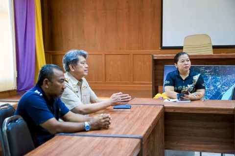 ไฟล์แนบ การประปาส่วนภูมิภาคสาขาประจวบคีรีขันธ์ ร่วมประชุมกับองค์การบริหารส่วนตำบลห้วยทรายเพื่อแจ้งความคืบหน้าการขยายเขตจำหน่ายน้ำและลงพื้นที่เพื่อประเมินเป็นไปได้ในการก่อสร้างระบบจำหน่ายน้ำในอนาคต 
