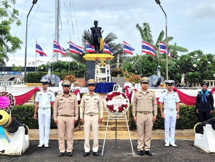 ไฟล์แนบ กปภ.สาขาสุราษฎร์ธานี(พ) ร่วมพิธีบวงสรวงและวางพวงมาลา เนื่องในวัน "อาภากร" ประจำปี 2569