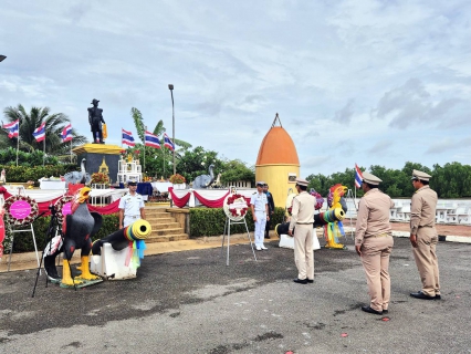 ไฟล์แนบ กปภ.สาขาสุราษฎร์ธานี(พ) ร่วมพิธีบวงสรวงและวางพวงมาลา เนื่องในวัน "อาภากร" ประจำปี 2569