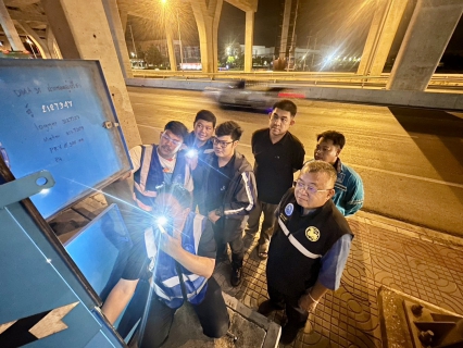 ไฟล์แนบ กปภ.สาขาสมุทรสาคร (พ) ลงพื้นที่ดำเนินการ Step Test ค้นหาท่อแตกท่อรั่ว บริเวณ DMA-31-ปากซอยอู่ปรีชา