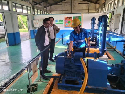 ไฟล์แนบ ผอ.กปภ.ข.7 ลงพื้นที่ตรวจเยี่ยม กปภ.สาขาบ้านแพง มุ่งยกระดับการผลิตและบริการน้ำประปา