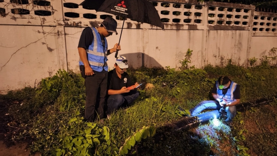 ไฟล์แนบ กปภ.สาขาคลองท่อม เดินหน้าโครงการ ปักหมุด หยุดรั่ว เชิงรุกพื้นที่ทำ Step Test