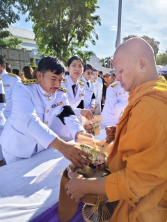ไฟล์แนบ กปภ.สาขาเพชรบุรี เข้าร่วมพิธีเจริญพระพุทธมนต์และทำบุญตักบาตรถวายพระราชกุศล เนื่องในโอกาสวันเฉลิมพระชนมพรรษา 4 รอบ สมเด็จพระนางเจ้าฯ พระบรมราชินี