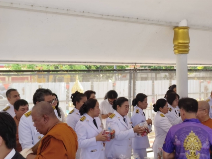 ไฟล์แนบ กปภ.สาขาฉะเชิงเทรา เข้าร่วมพิธีเจริญพระพุทธมนต์และทำบุญตักบาตรถวายพระราชกุศล เนื่องในโอกาสวันเฉลิมพระชนมพรรษา 4 รอบ สมเด็จพระนางเจ้าฯ พระบรมราชินี 