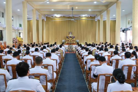 ไฟล์แนบ กปภ.สาขามหาสารคาม เข้าร่วมพิธีเจริญพระพุทธมนต์และทำบุญตักบาตร ถวายเป็นพระราชกุศลแด่ สมเด็จพระนางเจ้าฯ พระบรมราชินี เนื่องในโอกาสวันเฉลิมพระชนมพรรษา 3 มิถุนายน พ.ศ. 2569