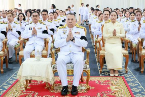 ไฟล์แนบ กปภ.สาขามหาสารคาม เข้าร่วมพิธีเจริญพระพุทธมนต์และทำบุญตักบาตร ถวายเป็นพระราชกุศลแด่ สมเด็จพระนางเจ้าฯ พระบรมราชินี เนื่องในโอกาสวันเฉลิมพระชนมพรรษา 3 มิถุนายน พ.ศ. 2569