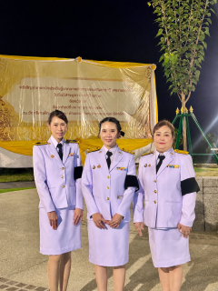 ไฟล์แนบ กปภ.สาขาแม่สอด เข้าร่วมพิธีเชิญพานพุ่มดอกบัวประดิษฐ์พระราชทาน ถวายสักการะ พระศรีมหาโพธิทศมราชบพิตร เนื่องในวันวิสาขบูชา 2569