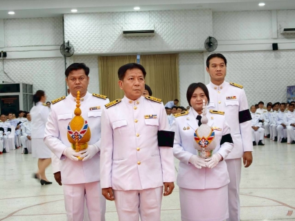 ไฟล์แนบ กปภ.สาขาพนมทวน ร่วมพิธีถวายเครื่องราชสักการะ วางพานพุ่ม และพิธีจุดเทียนถวายพระพรชัยมงคล กิจกรรมเฉลิมพระเกียรติสมเด็จพระนางเจ้าฯ พระบรมราชินี