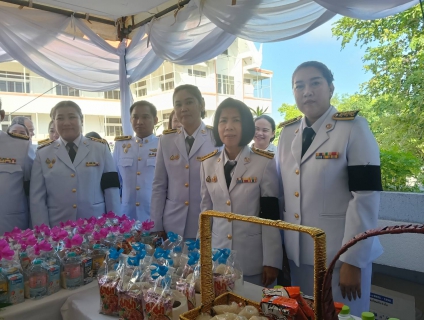 ไฟล์แนบ กปภ.สาขาสระแก้ว เข้าร่วมพิธีเจริญพระพุทธมนต์ และพิธีถวายเครื่องราชสักการะและวางพานพุ่ม พร้อมจุดเทียนถวายพระพรชัยมงคลเนื่องในกิจกรรมวันเฉลิมพระชนมพรรษาสมเด็จพระนางเจ้าสุทิดา พัชรสุธาพิมลลักษณ พระบรมราชินี เนื่องในโอกาสวันเฉลิมพระชนมพรรษา  ครบ 4 รอบ 3 มิถุนายน 2569