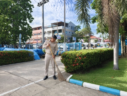 ไฟล์แนบ กปภ.สาขาสมุทรสาคร (พ) จัดกิจกรรมเคารพธงชาติ สวดมนต์ และทำความสะอาดพื้นที่สำนักงาน