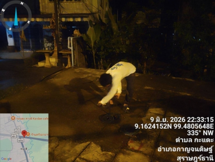 ไฟล์แนบ กปภ.สาขากาญจนดิษฐ์ ภายใต้การบริหารงานโดย นายสานิษ กาญจนกุล ผู้จัดการการประปาส่วนภูมิภาคสาขากาญจนดิษฐ์ มอบหมายพนักงานในสังกัด ลงพื้นที่สำรวจเพื่อค้นหาท่อแตก-รั่ว โดยวิธี Step test ในพื้นที่ MA - 12 พลายวาส  บริเวณชุมชนตลาดกาญจนดิษฐ์ ต.กะแดะ อ.กาญจนดิษฐ์ จ.สุราษฎร์ธานี ตามแผนปฏิบัติการลดน้ำสูญเสีย