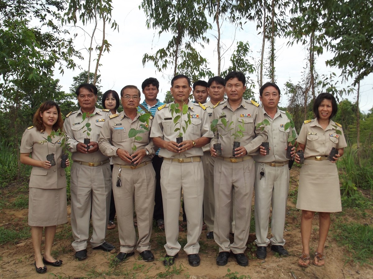 กปภ.สาขาสระแก้ว จัดกิจกรรมปลูกต้นไม้ เนื่องในวันต้นไม้ประจำปี ๒๕๕๖